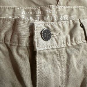 “SADDLEBRED” Straight Fit Pants